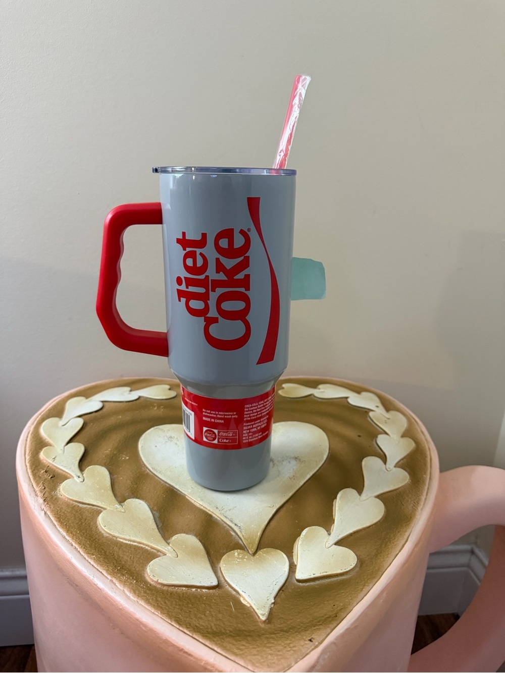 Coca Cola Diet Coke 40 Oz Stainless Steel Tumbler Cup